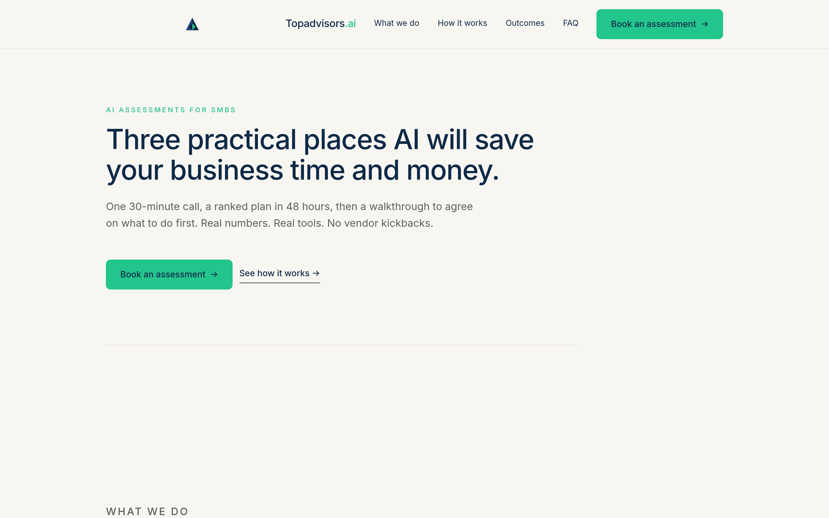 Topadvisors.ai website